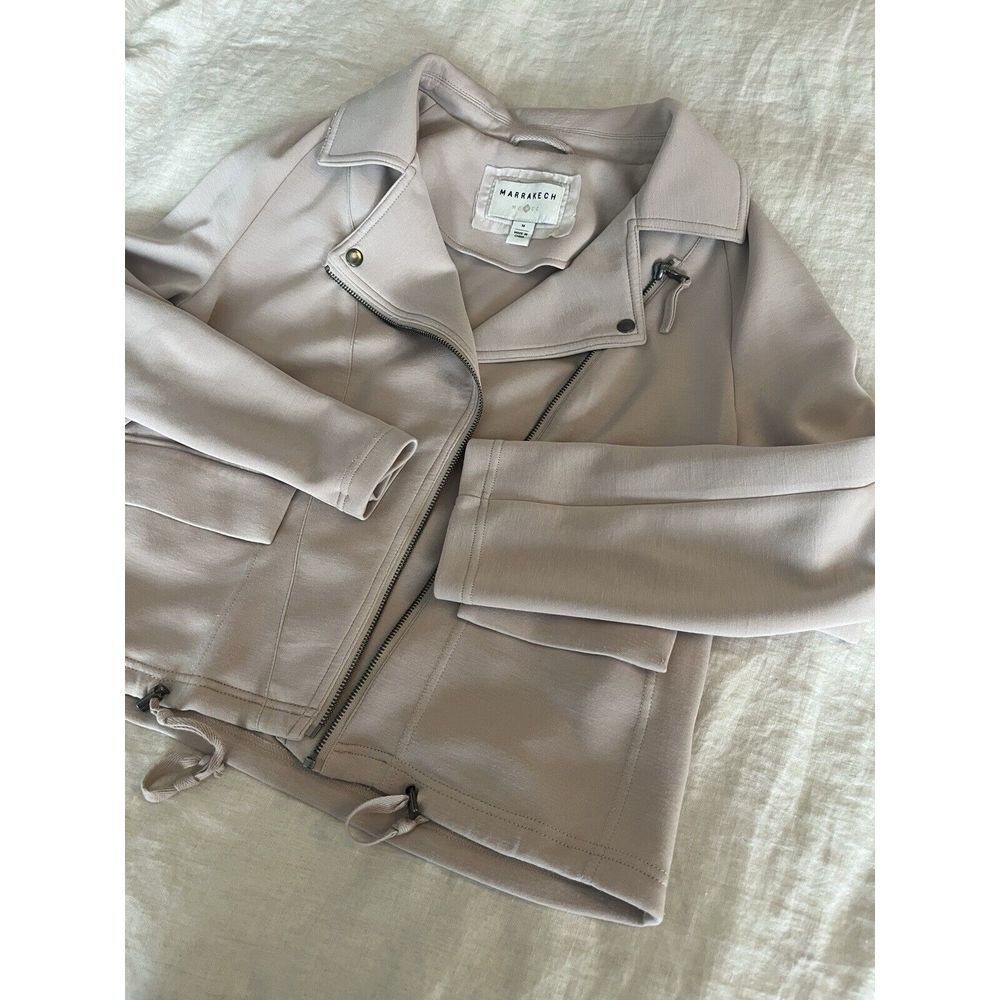 Marrakech Lange Jacket Sz Medium Color Natural Evereve Western Boho Light - Picture 6 of 11